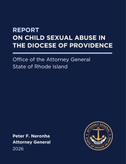 Report on Child Sexual Abuse in the Diocese of Providence Cover